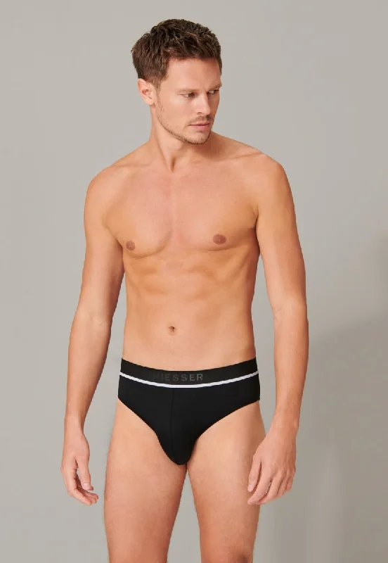 Rhinestone - embellished men's thongs for glamourSchiesser - Organic Cotton - Rio Briefs - 3 Pack