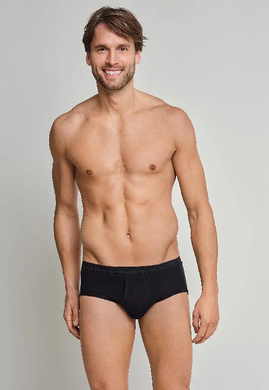 Organic men's thongs for an eco - friendly optionSchiesser - Fine Rib - Sports Briefs