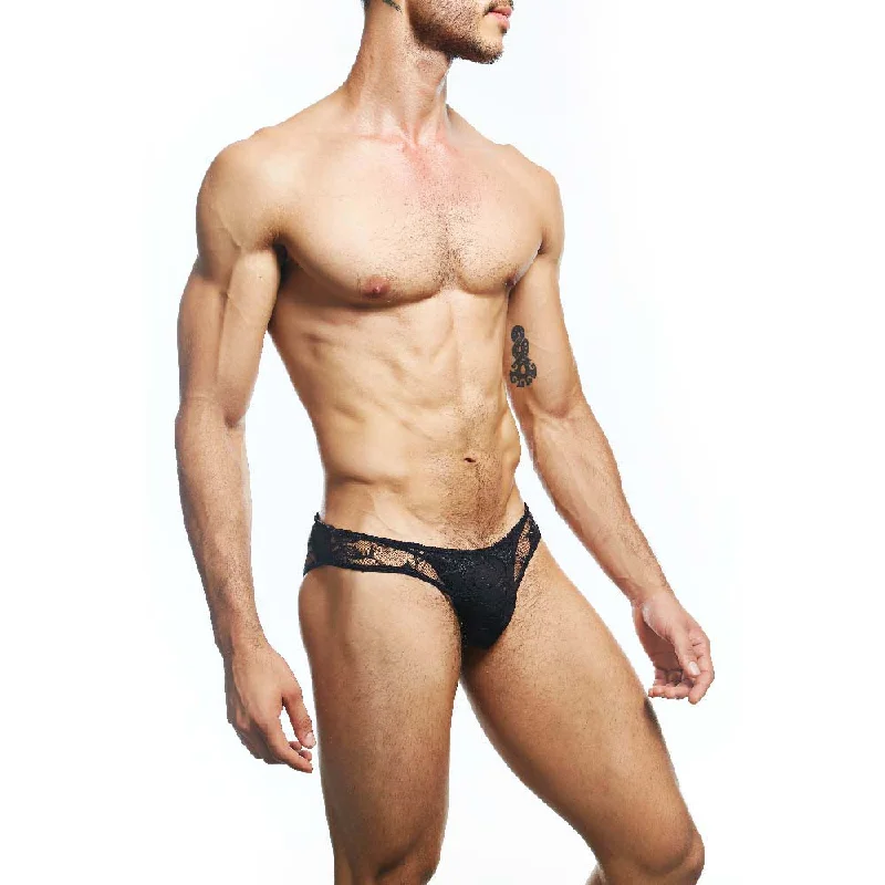 Geometric - patterned men's sexy underwear for a modern appealSecret Male Bikinis for Men SMI076