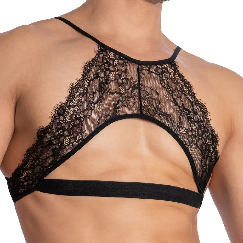 Sheer men's sexy underwear for a teasing effectSecret Male SMA026 Floral Sheer Tops