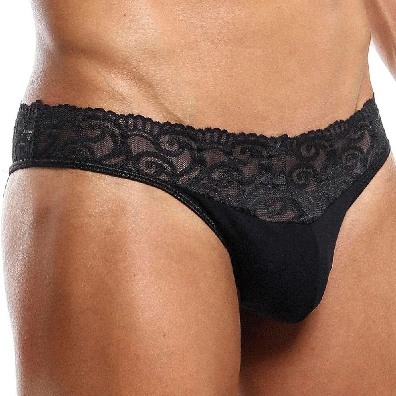 Studded men's sexy underwear for an edgy appealSecret Male SMI025 Lace Bottom Bikini Studded men's sexy underwear for an edgy appealSecret Male SMI025 Lace Bottom Bikini