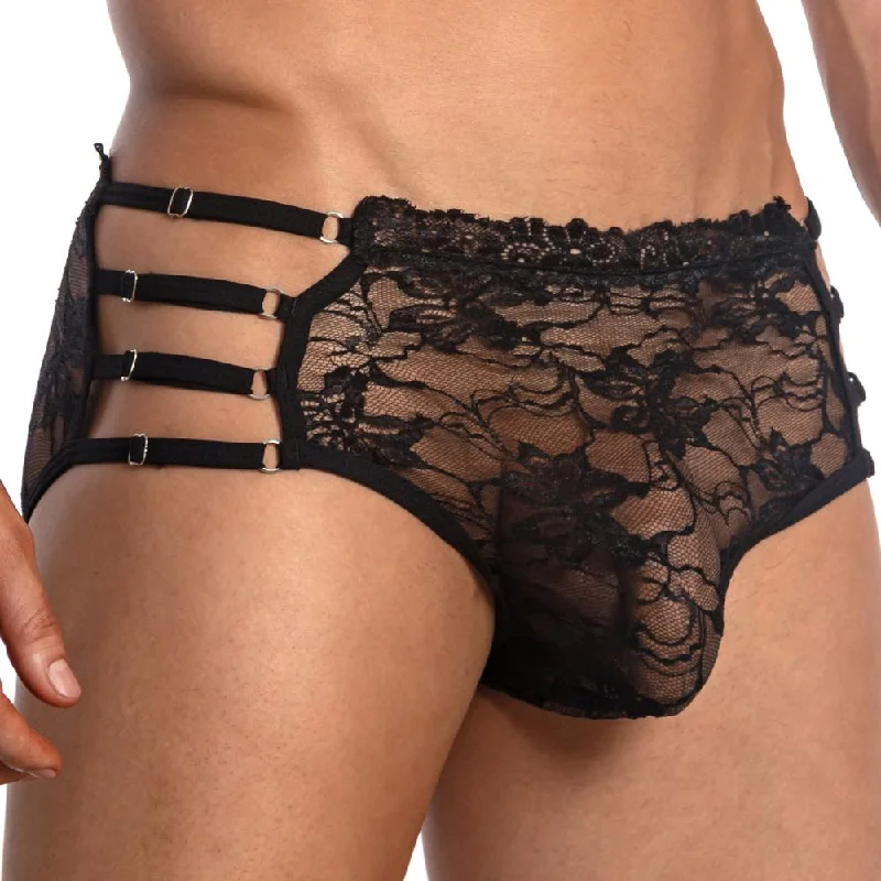 Thong - style men's sexy underwear for maximum exposureSecret Male SMI029 Lacy Grace Thong - style men's sexy underwear for maximum exposureSecret Male SMI029 Lacy Grace