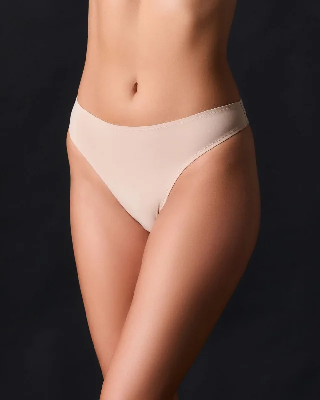 Microfiber men's thongs for a smooth feelWhisper Weight Genny Thong