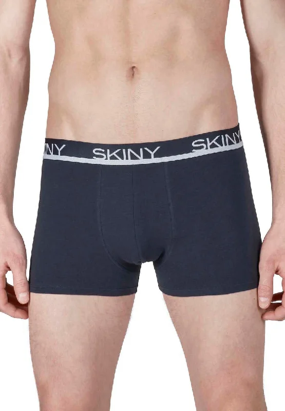 Elastic - banded men's thongs for a secure fitSKINY - Cotton Multipack - Trunks 3 Pack