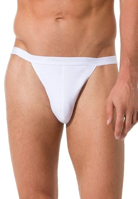 Low - rise men's thongs for a modern styleSKINY - Cotton Rib - Tanga Briefs - 2 Pack