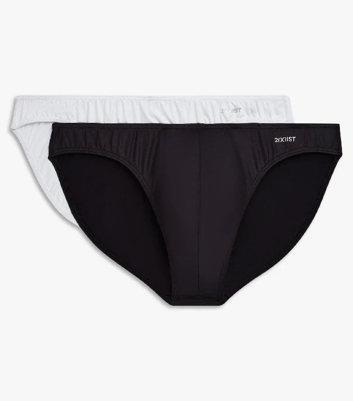 Men's briefs with a wide waistband for comfortSliq Hip Brief 2-Pack