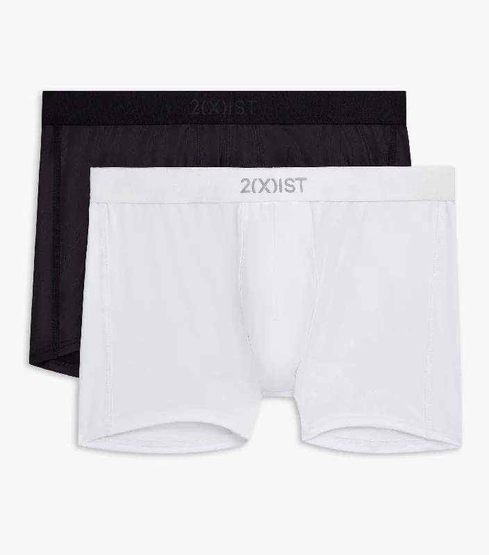 Mesh - back men's trunks for ventilationSliq Trunk 2-Pack