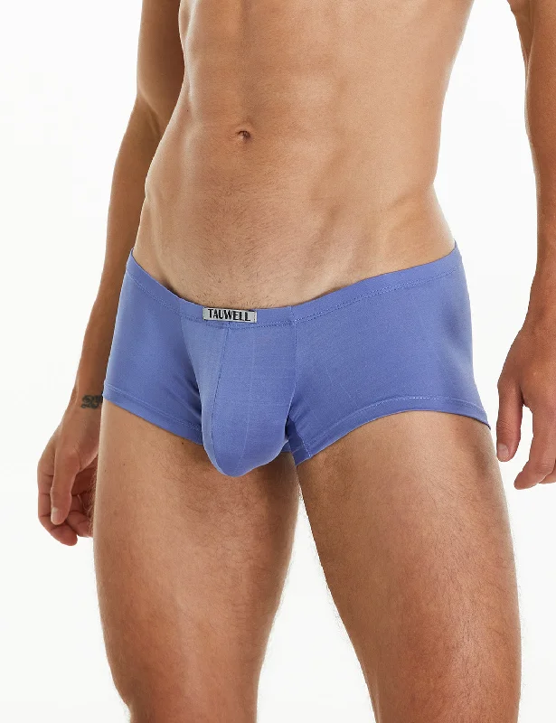 Tag - less men's boxer briefs to prevent irritationSolid Elastic Boxer Briefs 23201