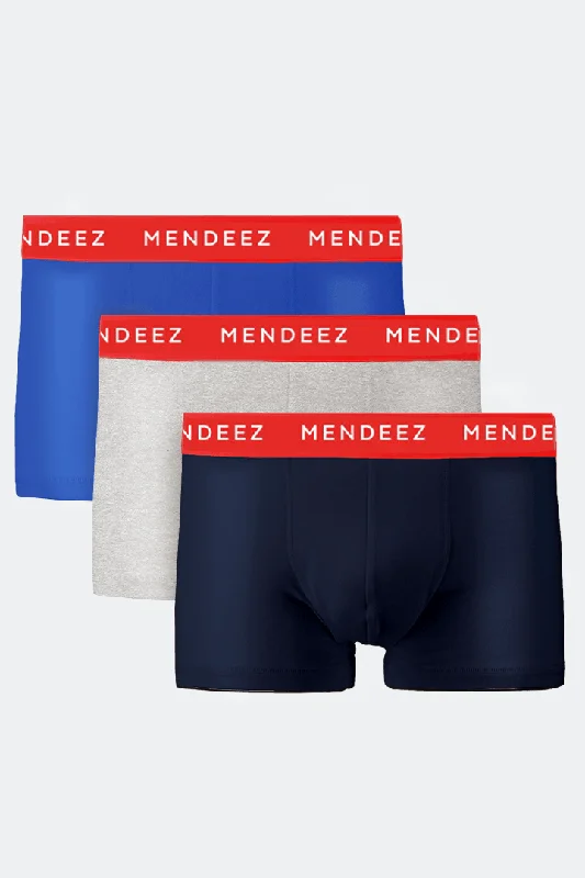 Designer men's trunks with a fashionable edgeSolidify Boxer Trunks - Pack of 3