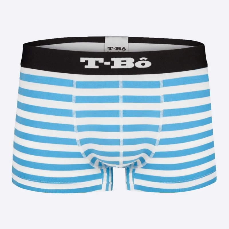 Men's trunks with a wide elastic waistbandThe Ballsy Norse Blue Stripes Trunk