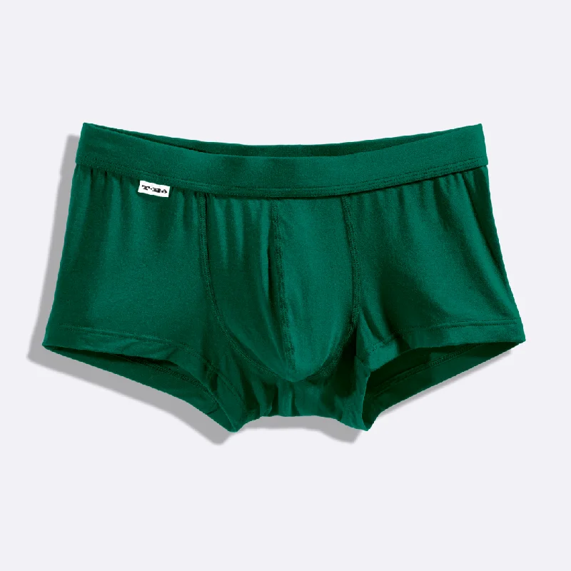 Mesh - back men's trunks for ventilationThe Evergreen Trunk