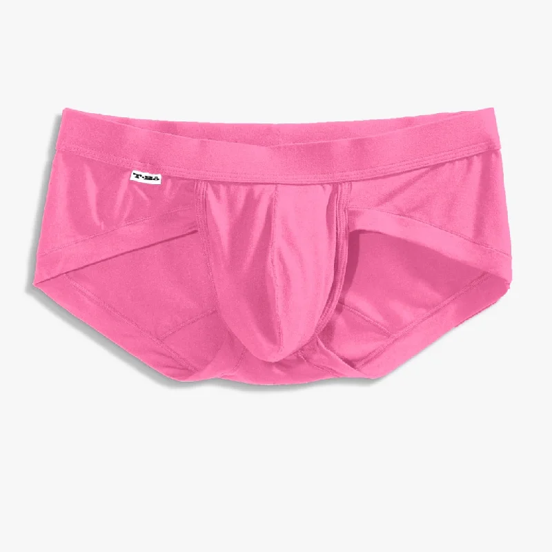 Soft cotton men's briefs for ultimate comfortThe Pink Peacock Brief
