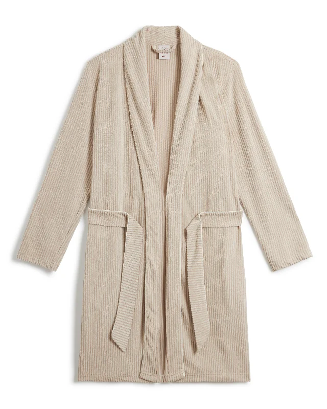 Tag - less men's thongs to prevent irritationThe Tropez Jacquard Robe - Scallop Stripe Tag - less men's thongs to prevent irritationThe Tropez Jacquard Robe - Scallop Stripe