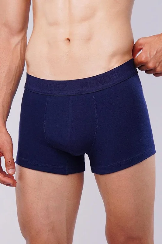 Designer men's trunks with a fashionable edgeBoxer Trunk - Navy Blue