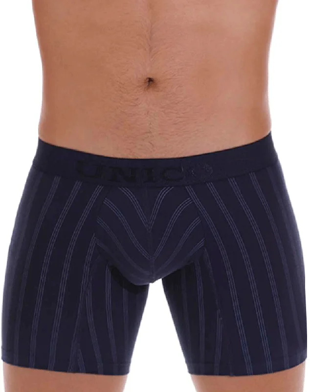 Tag - less men's boxer briefs to prevent irritationUnico 22100100203 Senda Boxer Briefs 82-dark Blue Tag - less men's boxer briefs to prevent irritationUnico 22100100203 Senda Boxer Briefs 82-dark Blue