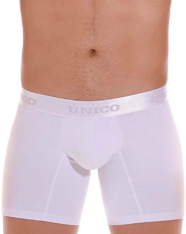 Printed men's boxer briefs with fun designsUnico 22120100201 Cristalino A22 Boxer Briefs 00-white