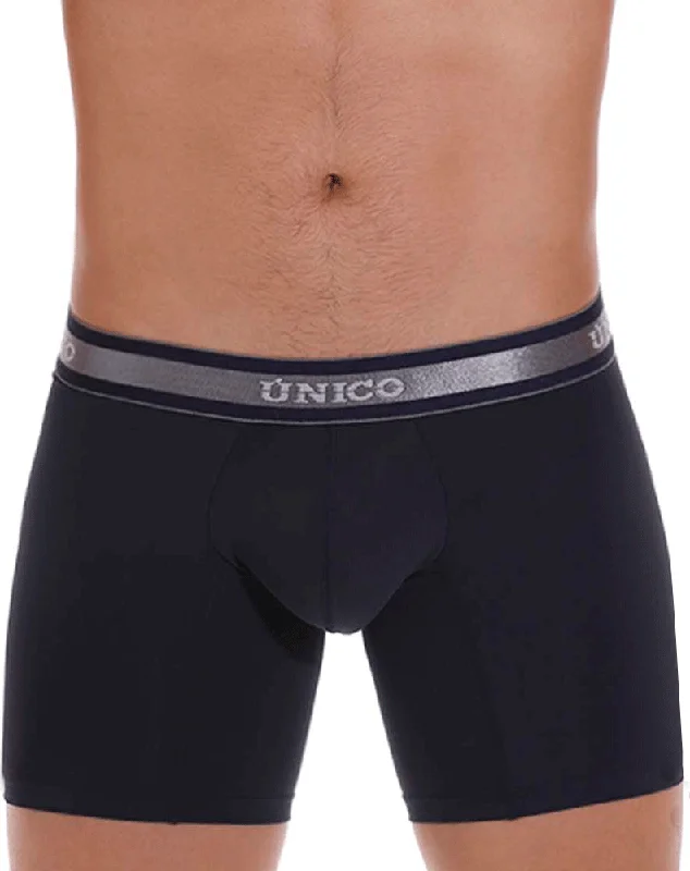 Men's boxer briefs with a reinforced waistbandUnico 22120100213 Cardenal M22 Boxer Briefs 82-dark Blue