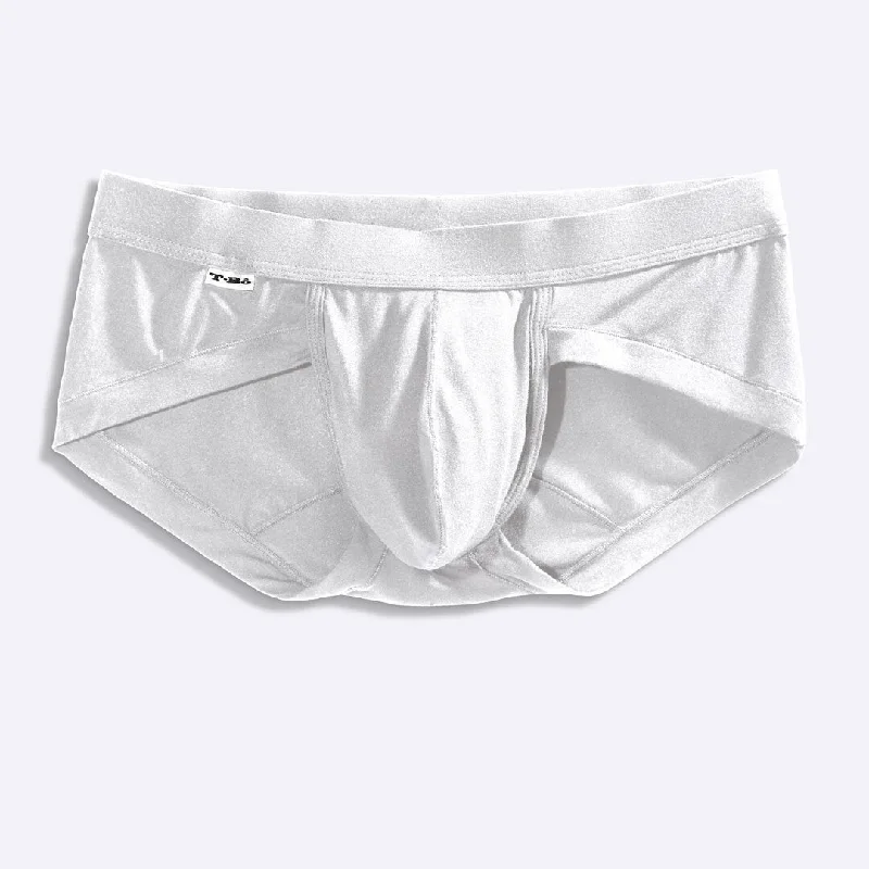Designer - label men's briefs for high - end fashionThe Pearl White Brief