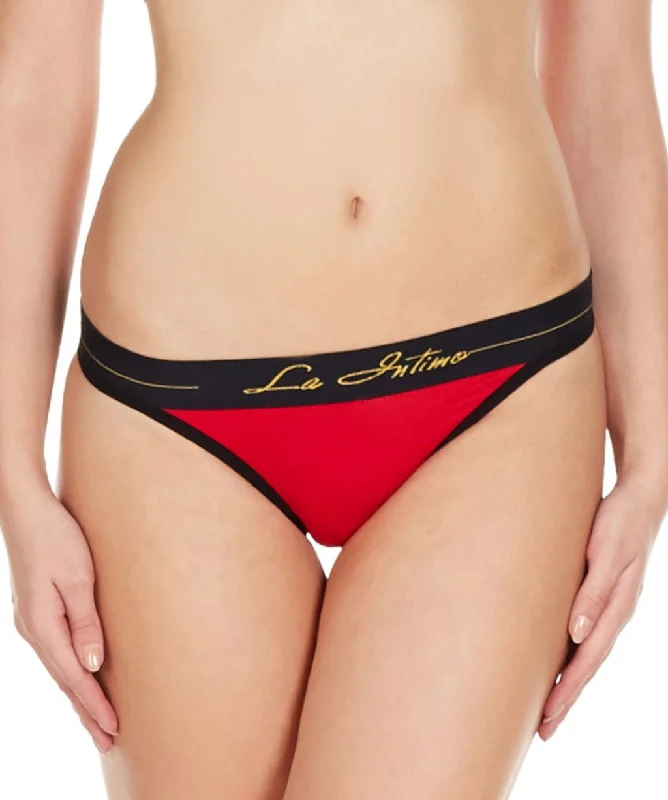 Designer men's thongs with a high - end finishNice Fit Thong