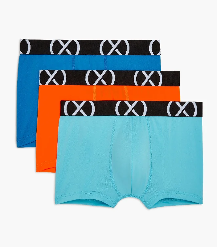 Slim - cut men's trunks for a modern style(X) Sport | No-Show Trunk 3-pack