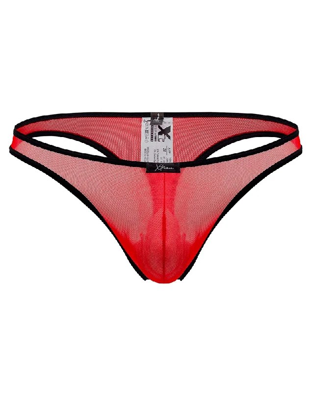 Neon - colored men's thongs for a bold statementXtremen 91126 Vibrant Mesh Thongs
