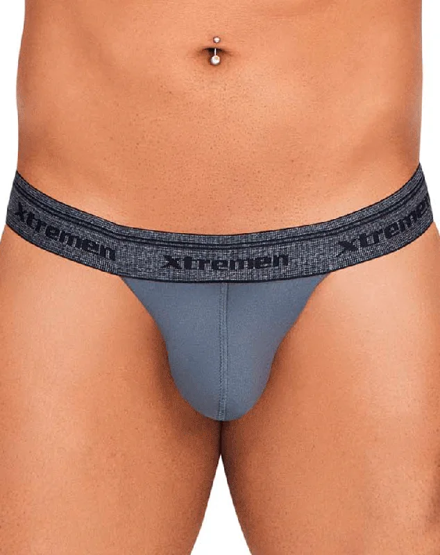 Stretch - lycra men's thongs for flexibilityXtremen 91141 Ultra-soft Thongs