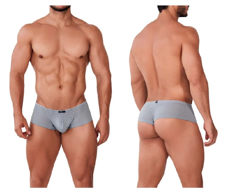 Moisture - wicking men's boxer briefs for sports activitiesXtremen 91157 Capriati Trunks Color Silver