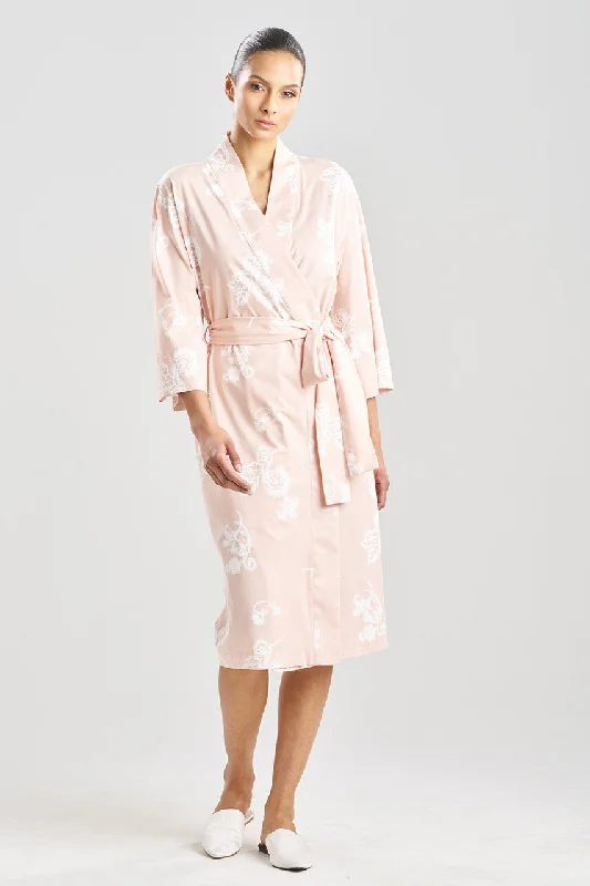 Patterned men's thongs, such as stripes or polka dotsYasmin Robe